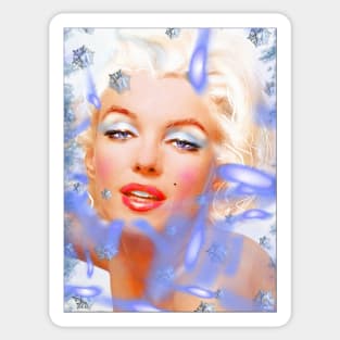 Marilyn M. portrait Sticker